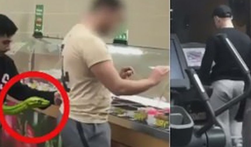 Yılan şakası akıllarını aldı