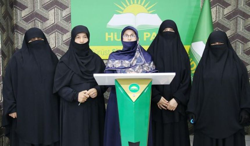 `HÜDA PAR Kadın Kolları olarak hedefimiz Zeynepler yetiştirmektir`