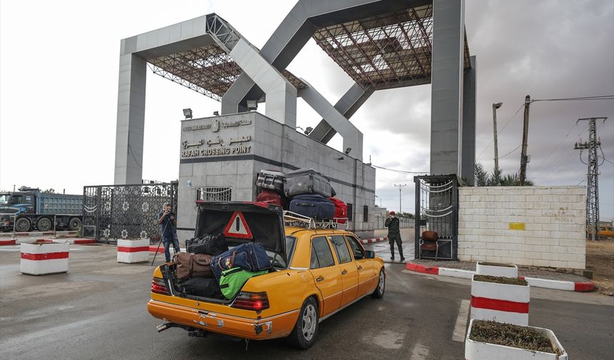 Refah Sınır Kapısı çift yönlü açıldı