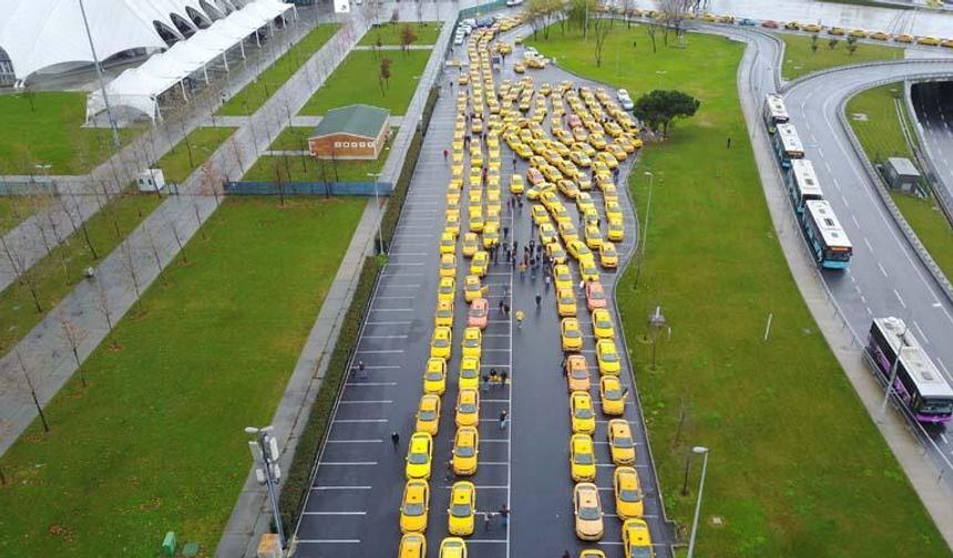 Yenikapı'ya taksici akını