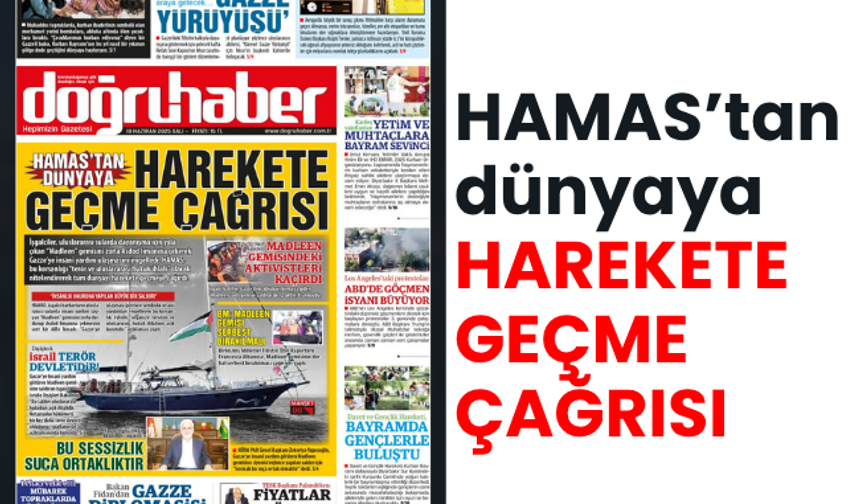HAMAS’tan dünyaya  HAREKETE GEÇME ÇAĞRISI