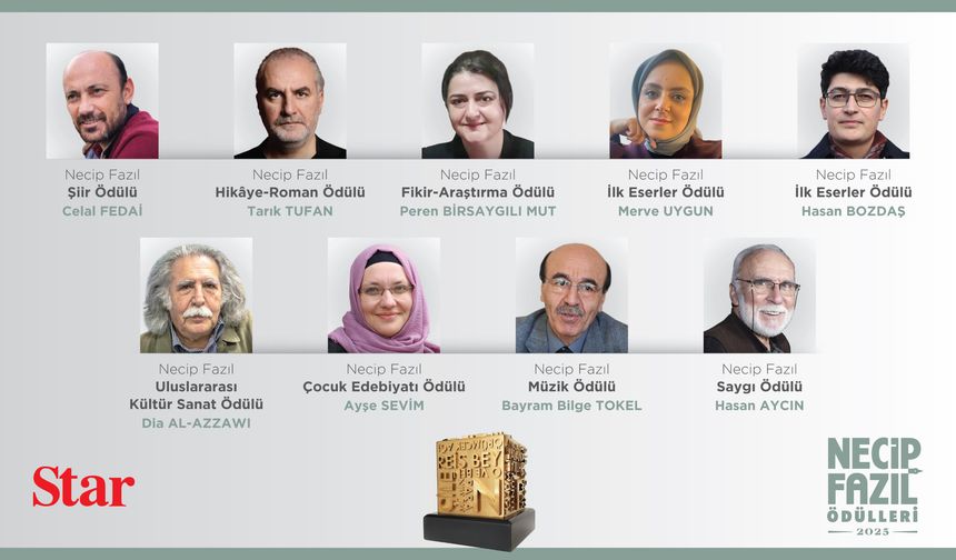 2025 Necip Fazıl Ödülleri açıklandı: Bir ödül de Hasan Bozdaş'a