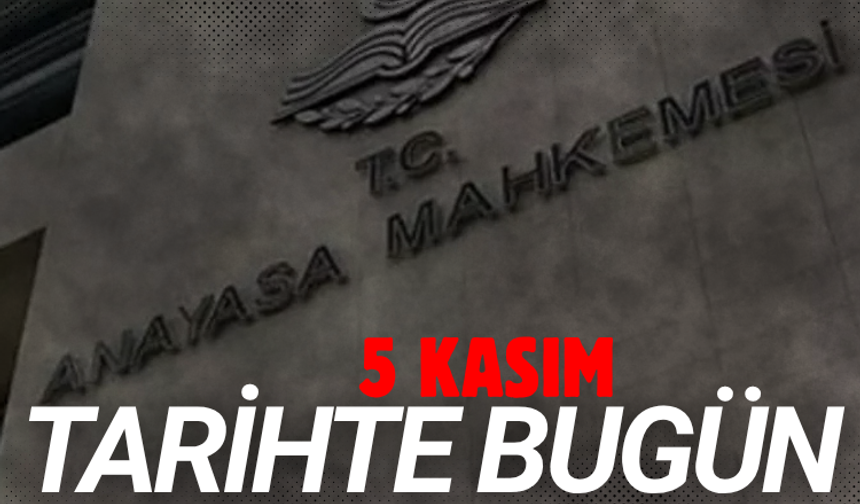 Tarihte bugün: 5 Kasım