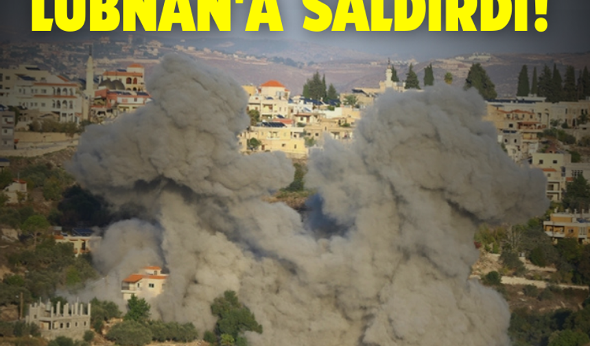 İşgal rejimi, Lübnan'a İHA ile saldırdı!