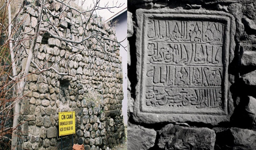 Cin Camiinin 23 yıldır kayıp olan kitabesi kırılmış olarak bulundu