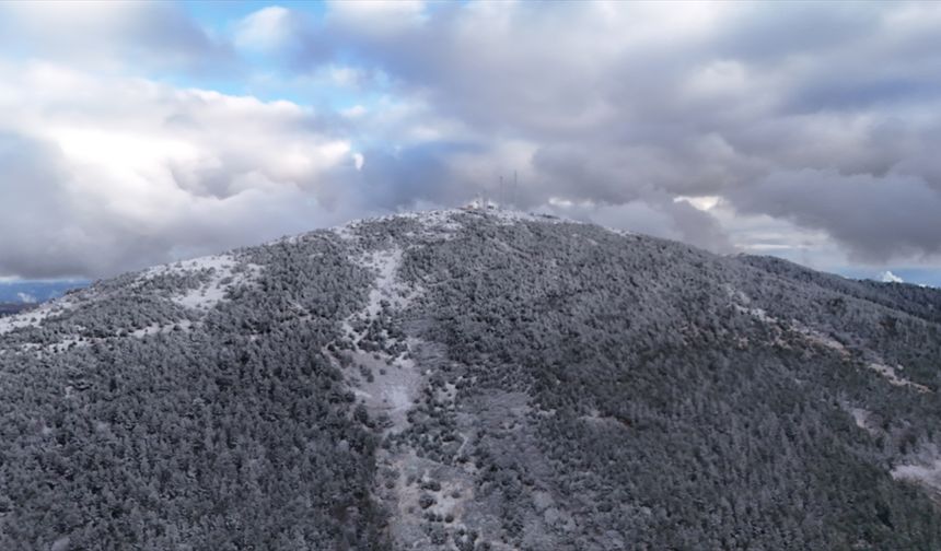 Dürtmen Dağı'nda kar etkili oldu