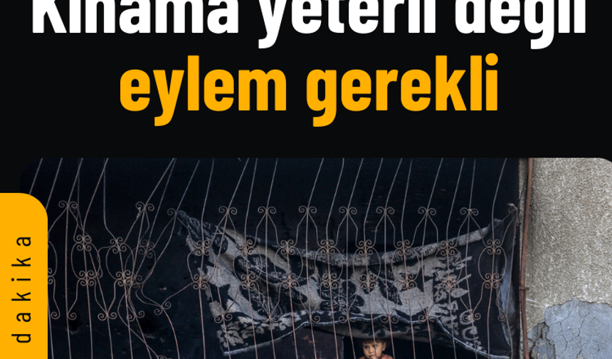 Filistin: Kınama yeterli değil eylem gerekli