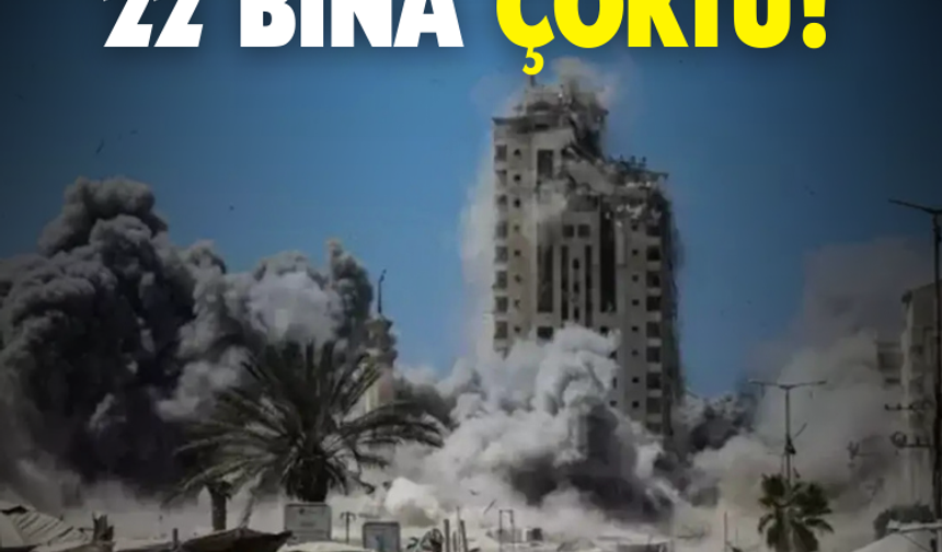 Fırtına nedeniyle 22 bina çöktü!