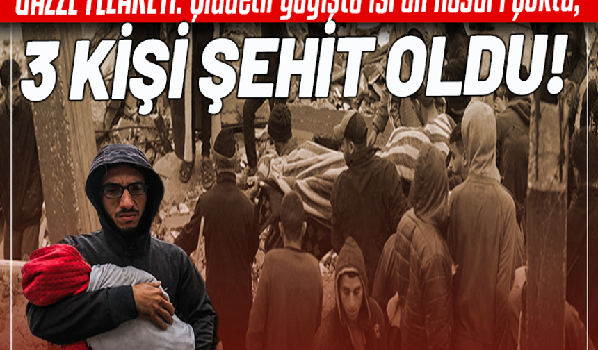 GAZZE FELAKETİ: Şiddetli yağışta israil hasarı çöktü, 3 kişi şehit oldu