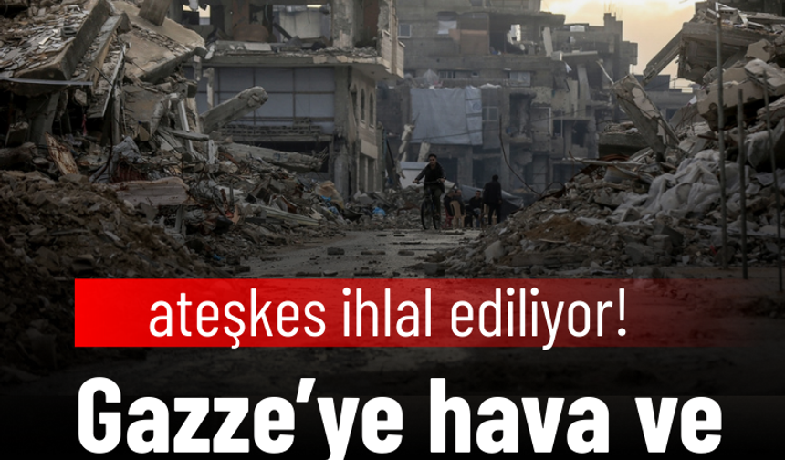 İşgal rejiminden Gazze’ye hava ve topçu saldırıları