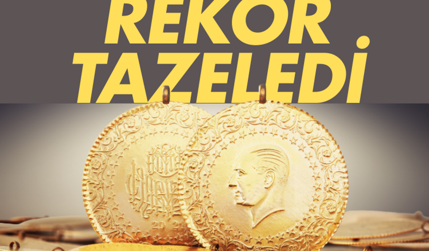 Gram altın rekor tazeledi