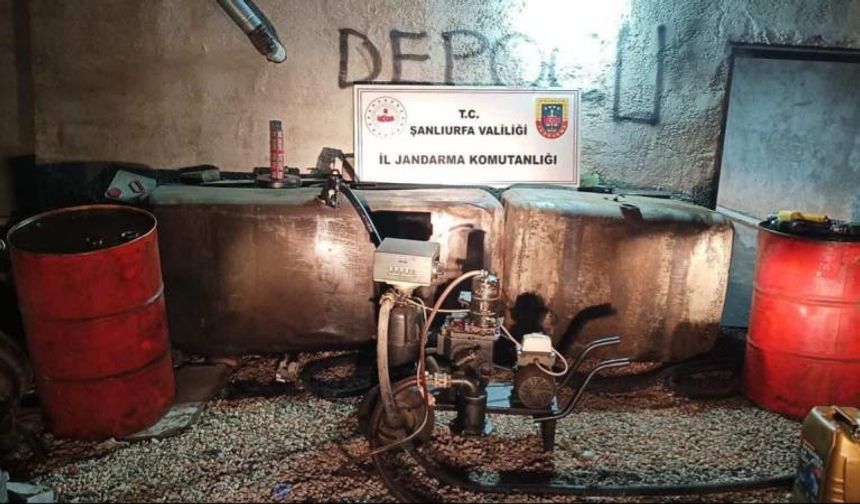 Şanlıurfa'da 1270 litre kaçak akaryakıt ele geçirildi