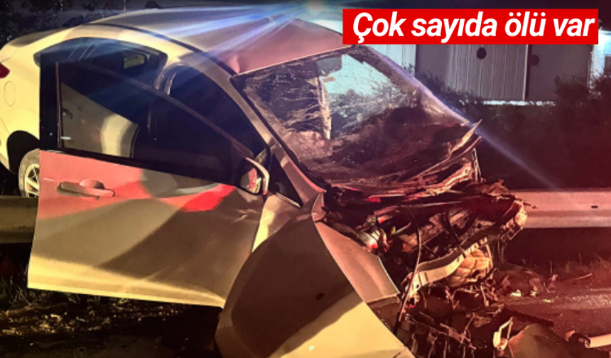 Osmaniye'de feci kaza: Çok sayıda ölü var