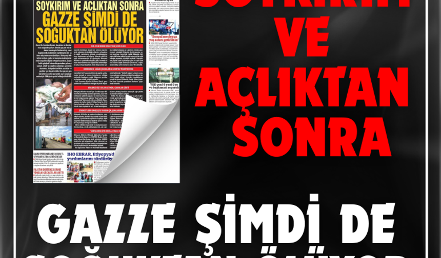 Gazze Soğuktan Ölüyor