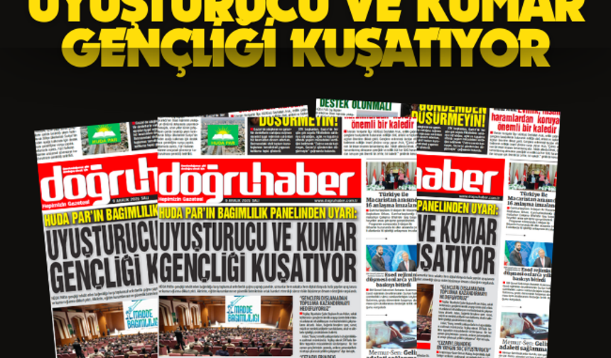HÜDA PAR’ın Bağımlılık Panelinden Uyarı:  Uyuşturucu ve Kumar Gençliği Kuşatıyor