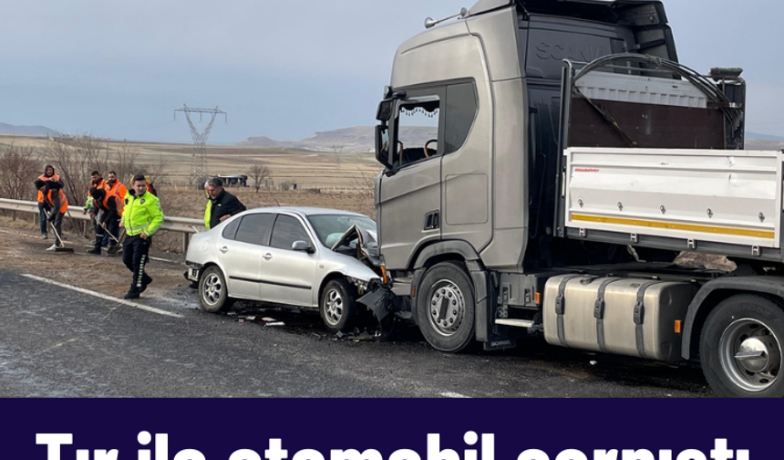 Feci kaza: Tır ile otomobil çarpıştı ölü ve yaralılar var!