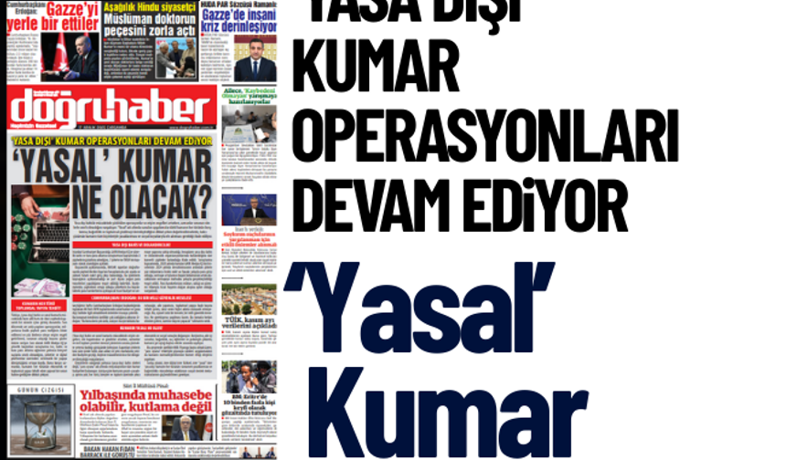 'YASA DIŞI' KUMAR OPERASYONLARI DEVAM EDiYOR: ‘Yasal’ Kumar Ne Olacak?