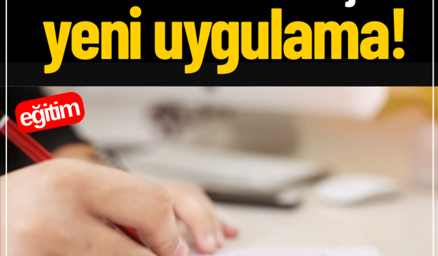 YKS ve LGS için yeni uygulama!