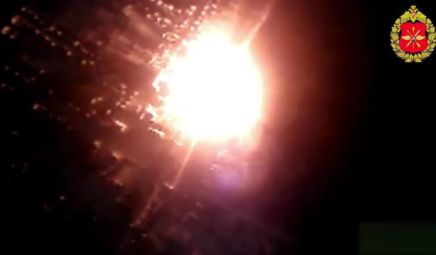 Rusya Ukrayna'nın İHA kontrol merkezini işte böyle vurdu