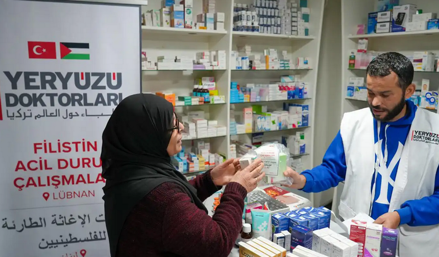 Yeryüzü Doktorları'ndan Filistinli mültecilere destek