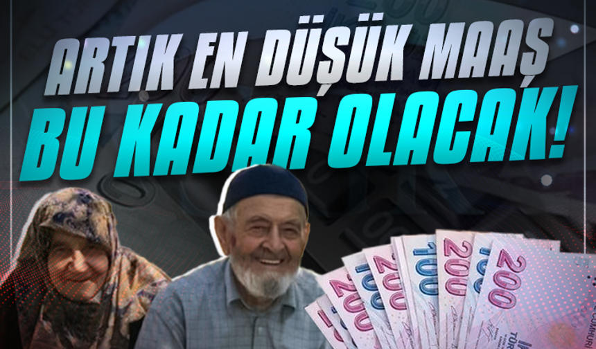 Milyonlarca emekli ilgilendiriyor! Artık en düşük maaş bu kadar olacak