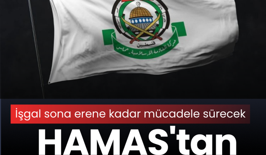HAMAS'tan ABD'ye tepki!