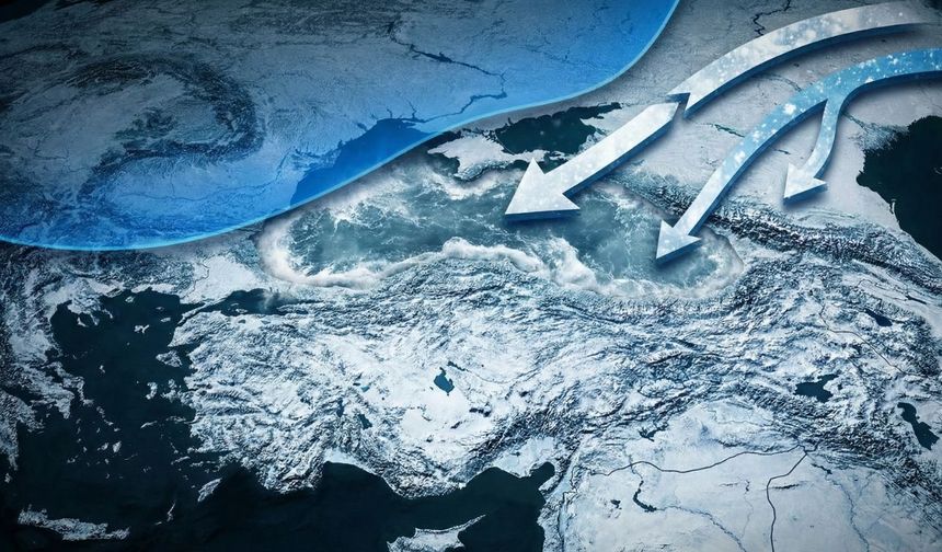 Sibirya üzerinden Türkiye'ye giriş yaptı! Kar fırtınası geliyor