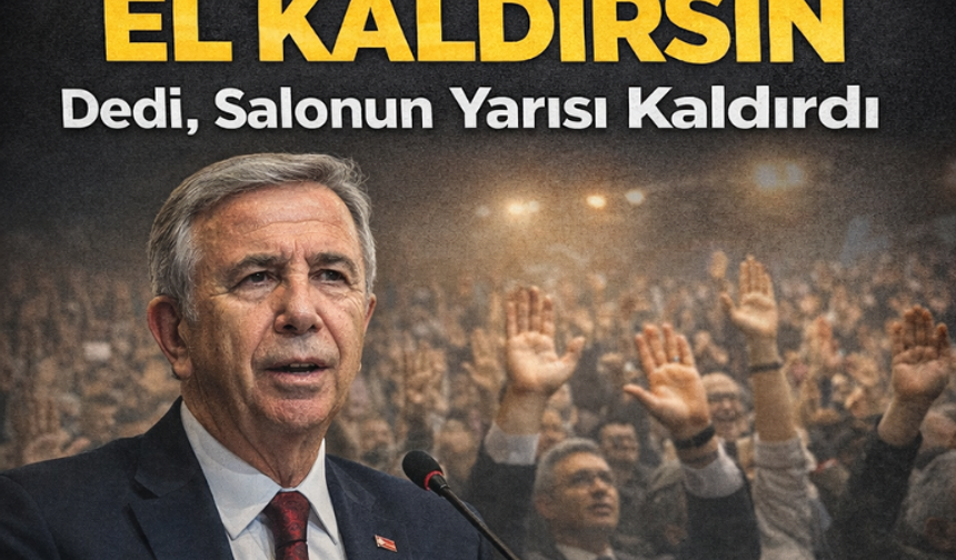 Yavaş ters köşe oldu: “Suyu kesilenler el kaldırsın” dedi, salonun yarısı kaldırdı