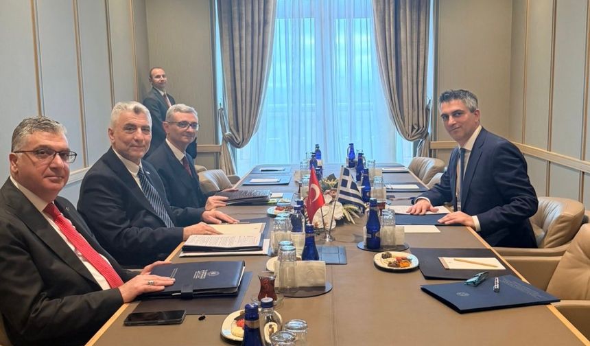 Bakan Bolat Yunanistan Altyapı ve Ulaştırma Bakanı Dimas ile görüştü!