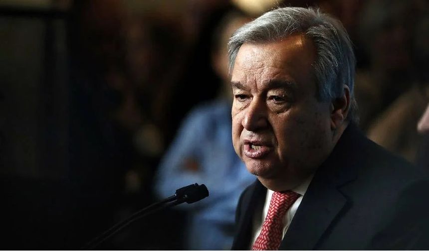 Cami saldırısına bir kınama da Guterres'ten geldi