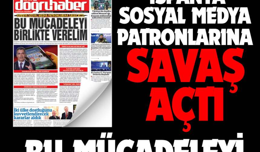 İspanya Sosyal Medya Patronlarına Savaş Açtı:  Bu Mücadeleyi Birlikte Verelim