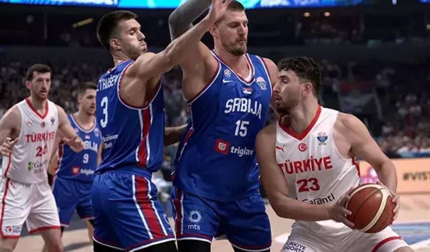 Türkiye Sırbistan basketbol maçı saat kaçta, şifresiz mi yayınlanacak?