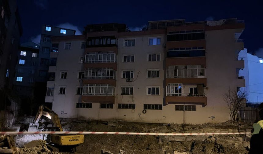 İstanbul'da 5 katlı bina tahliye edildi