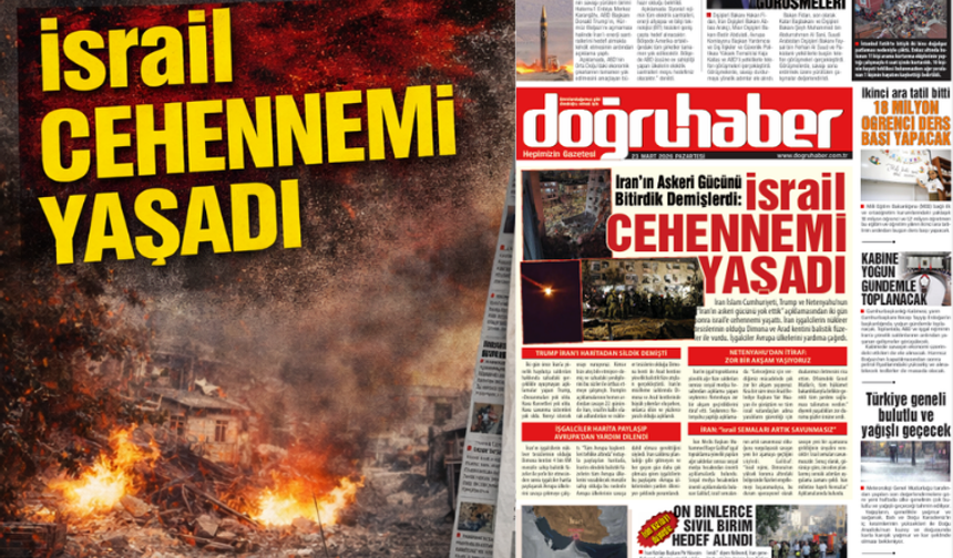 İran’ın Askeri Gücünü Bitirdik Demişlerdi:  israil CEHENNEMİ YAŞADI