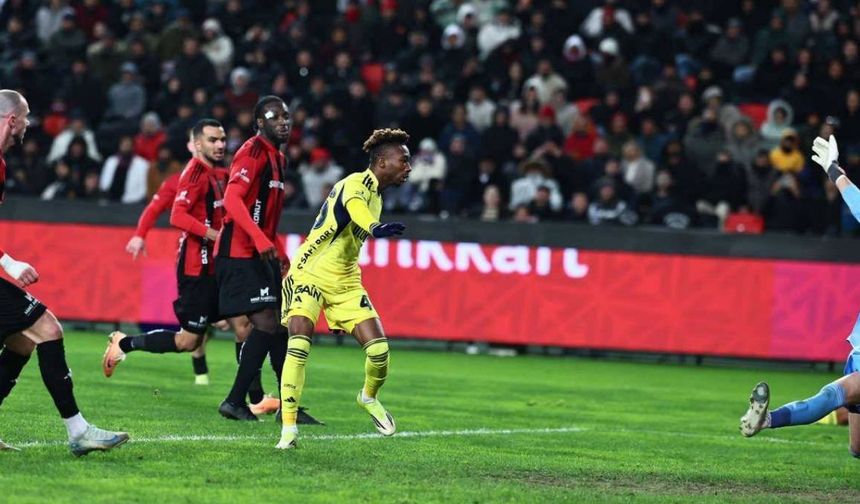 Fenerbahçe - Gaziantep FK maçı muhtemel 11'ler belli oldu mu?