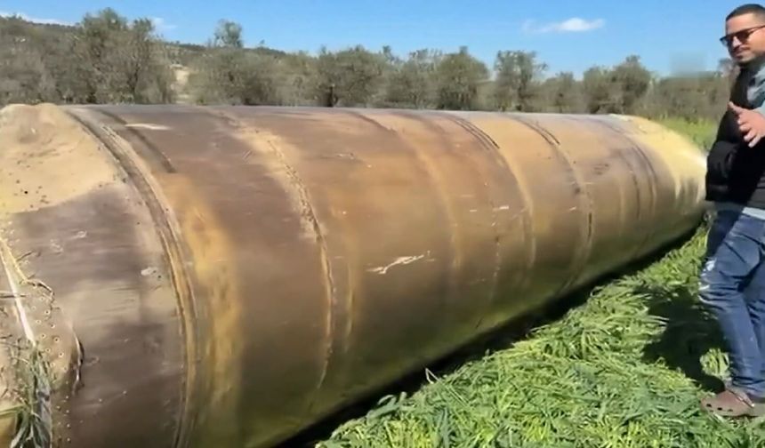 israile düşen İran füzesinin boyutları hayrete düşürdü