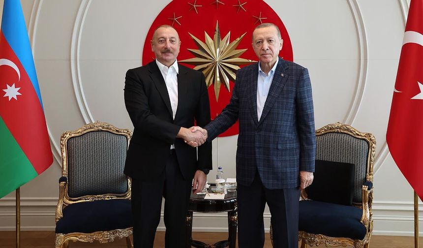 Erdoğan, Aliyev ile görüştü