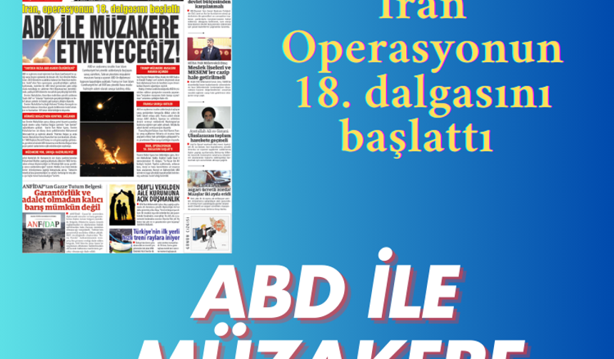 İran Vurmaya Devam Ediyor:  ABD ile Müzakere Etmeyeceğiz!