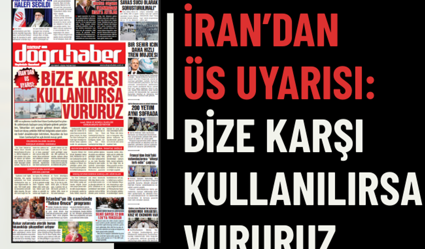 İRAN’DAN ÜS UYARISI: BİZE KARŞI KULLANILIRSA VURURUZ