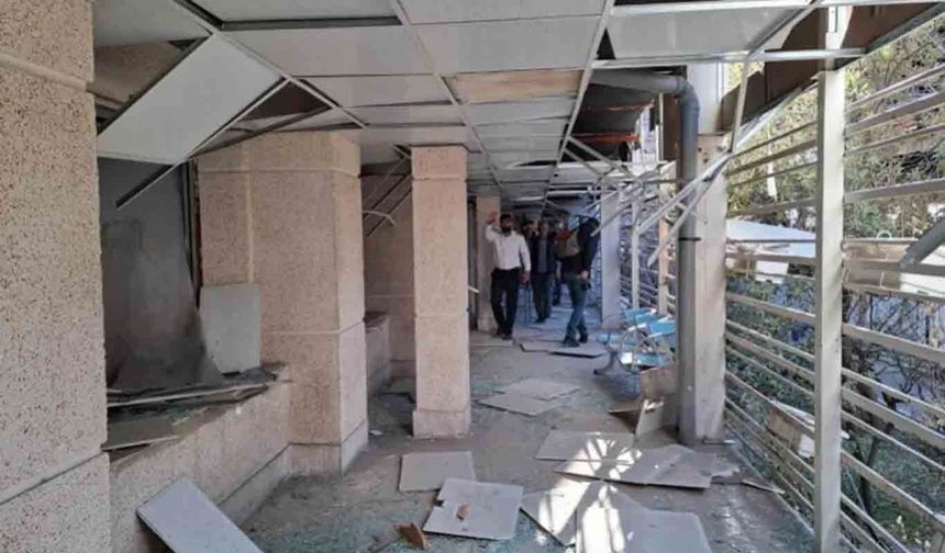 İşgal ordusu Tahran'da hastane vurdu!