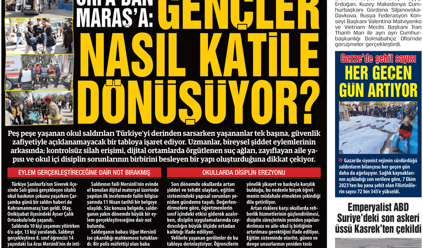 URFA’DAN MARAŞ’A: GENÇLER NASIL KATİLE DÖNÜŞÜYOR?