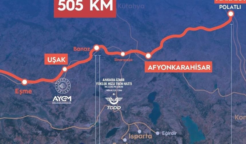 Ankara-İzmir hızlı tren hattı ile seyahat süresi önemli ölçüde kısalacak