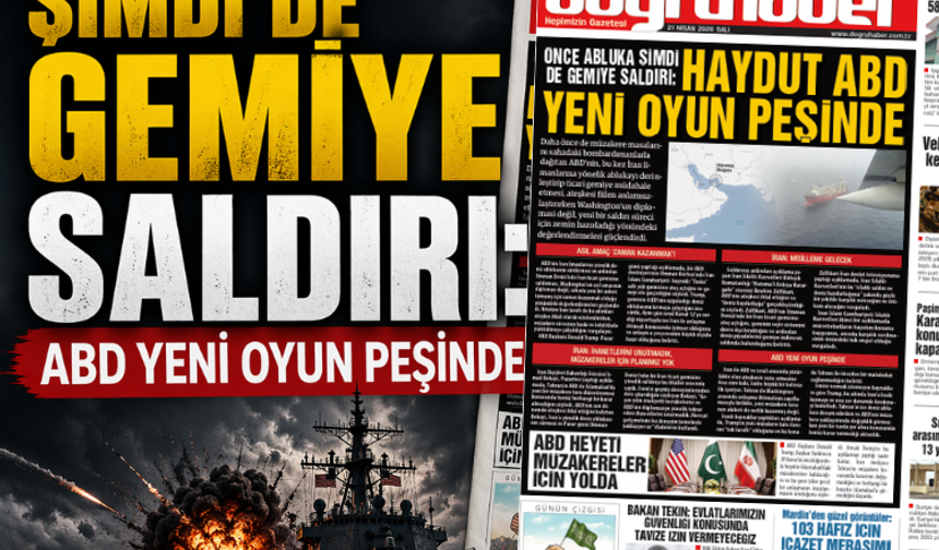 ÖNCE ABLUKA ŞİMDİ DE GEMİYE SALDIRI: ABD YENİ OYUN PEŞİNDE