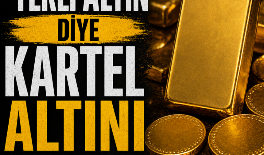 “Yerli altın” diye kartel altını satıyorlar