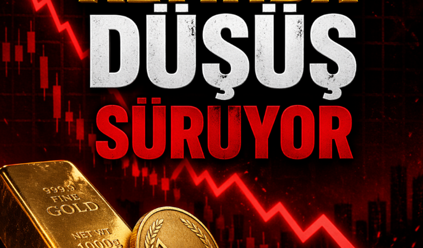 Altında düşüş sürüyor