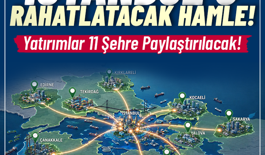 İstanbul'u Rahatlatacak Hamle: Yatırımlar 11 Şehre Paylaştırılacak!