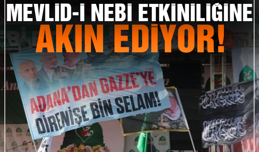 Adanalılar Mevlid-i Nebi etkinliği için alana akın ediyor