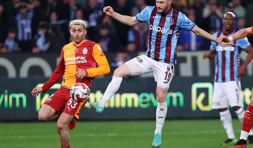 Dev derbide kazanan Trabzonspor! Zirvede fark 1'e düştü