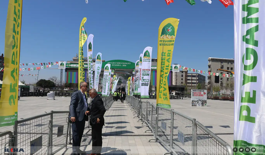 İstanbul Mevlid-i Nebi programı için hazır