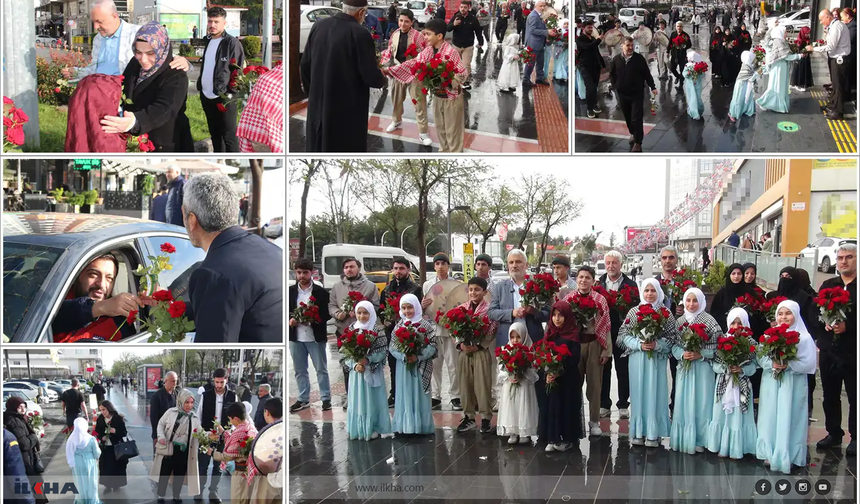 Batman sokakları gül kokusuyla şenlendi: Mevlid-i Nebi’ye zarif davet